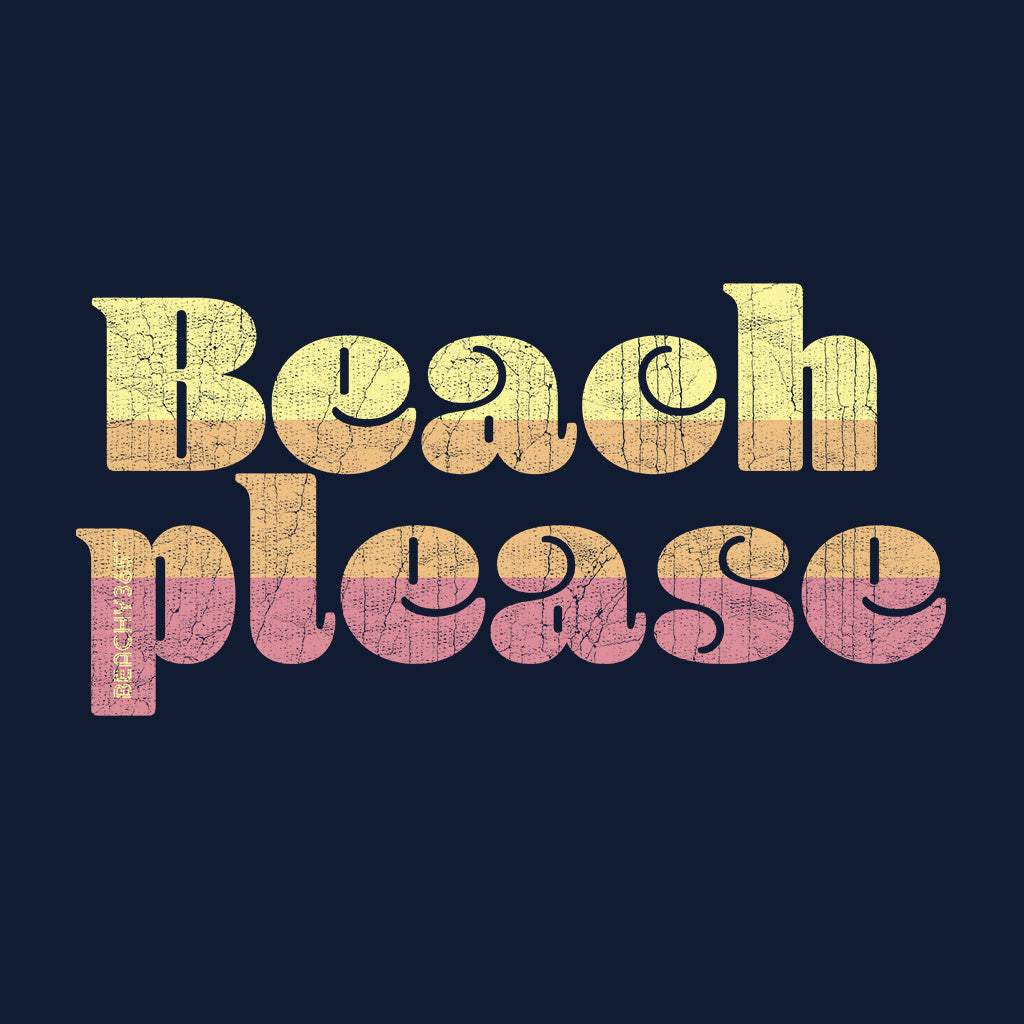 Beach Please Vintage Long Sleeve Tee