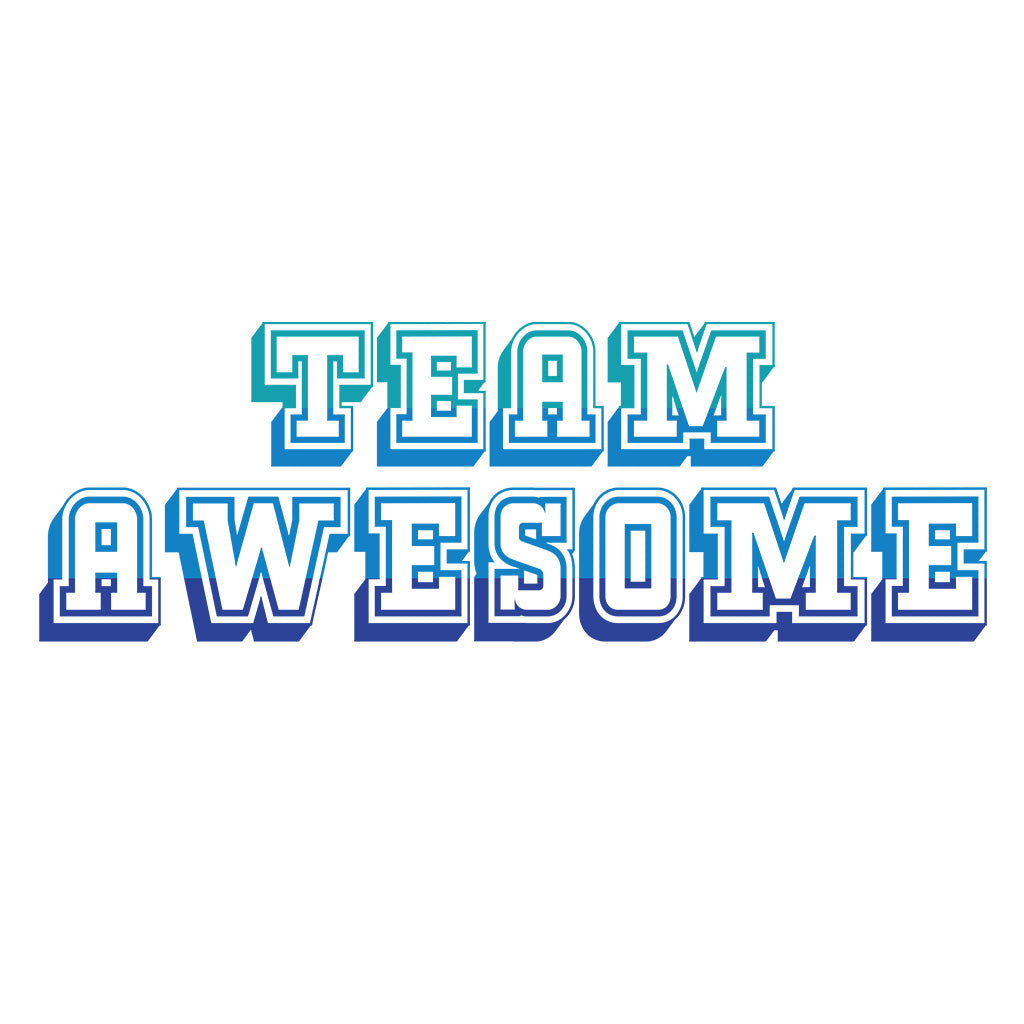 Team Awesome Mug with Blue Accents