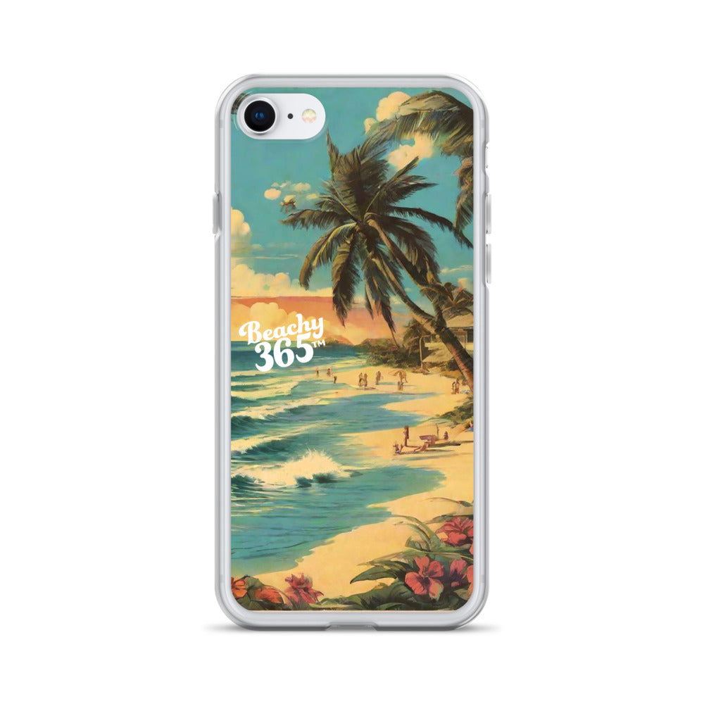 Postcard Tropical Beach iPhone Case