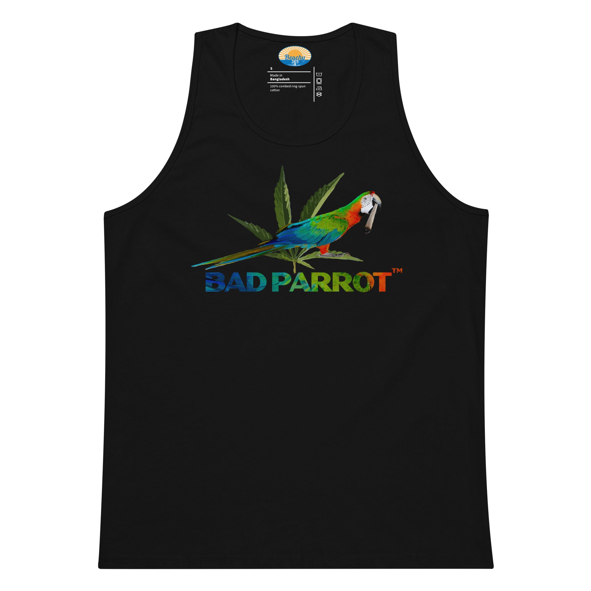 Bad Parrot Cannabis Logo Men’s Tank