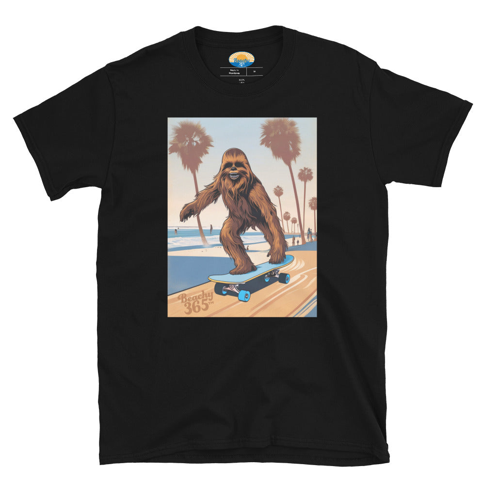 Bigfoot Longboard Walking at the Beach Tee