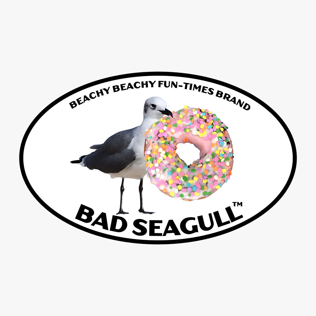 Bad Seagull with Doughnut Toddler Tee