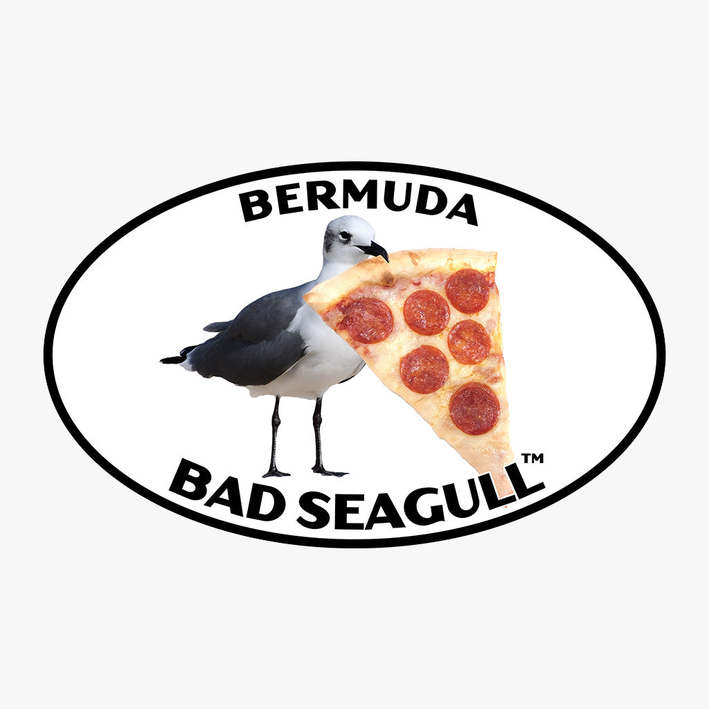 Bermuda Bad Seagull with Pizza Tee