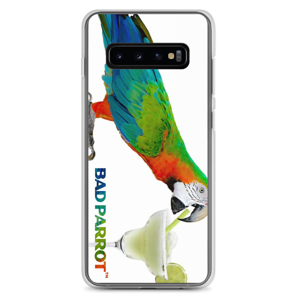 Bad Parrot with Margarita Extreme-Close-Up Samsung Phone Case