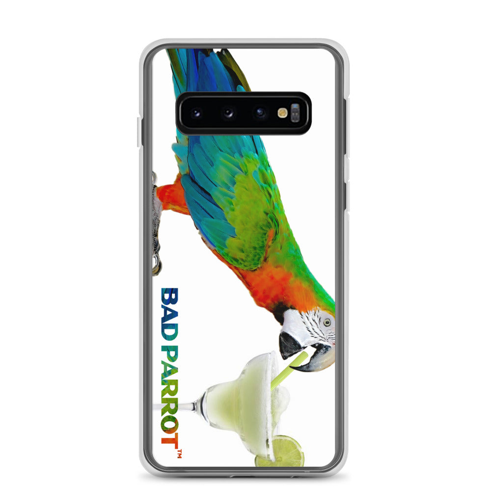 Bad Parrot with Margarita Extreme-Close-Up Samsung Phone Case