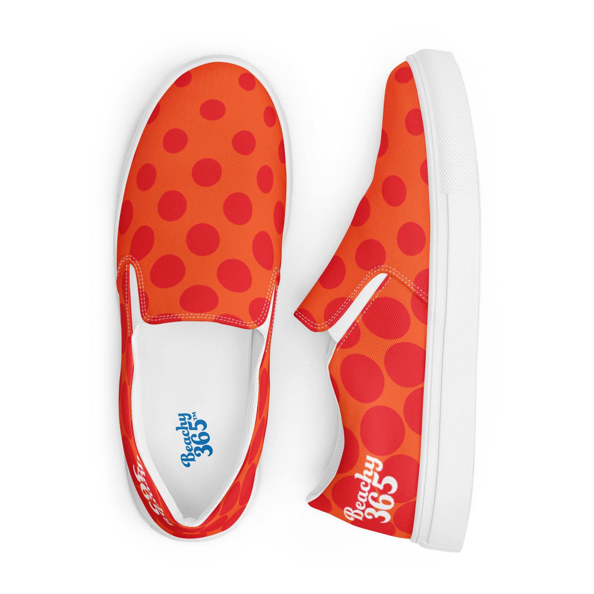 Orange Pop Women’s Slip-On Canvas Shoes
