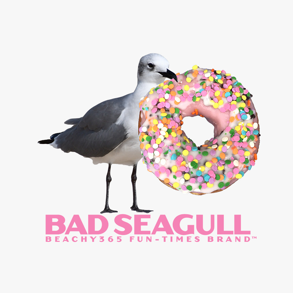 Bad Seagull Jumbo Doughnut Logo Towel