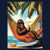 Chillin' Bigfoot in Hammock with Tropical Drink Tee