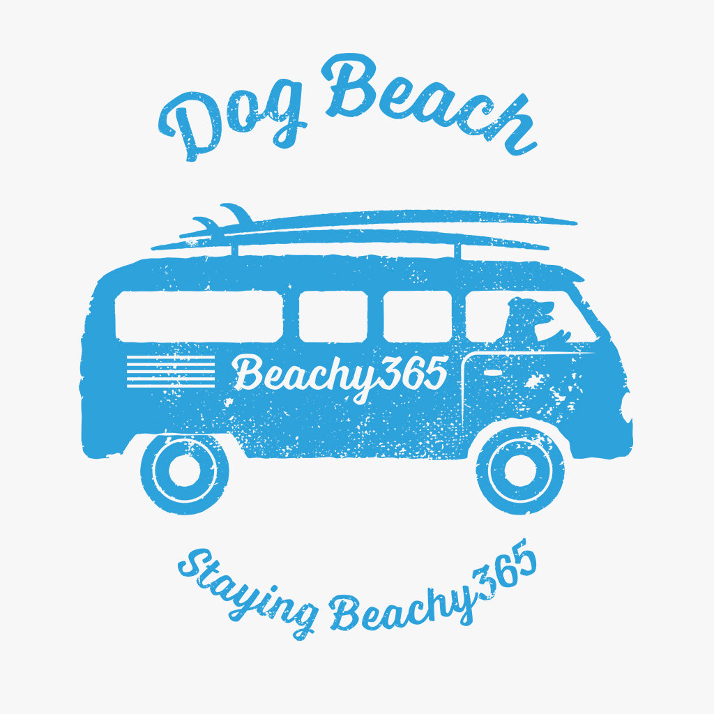 Dog Beach Vintage Surfbus Comfort Colors Tee