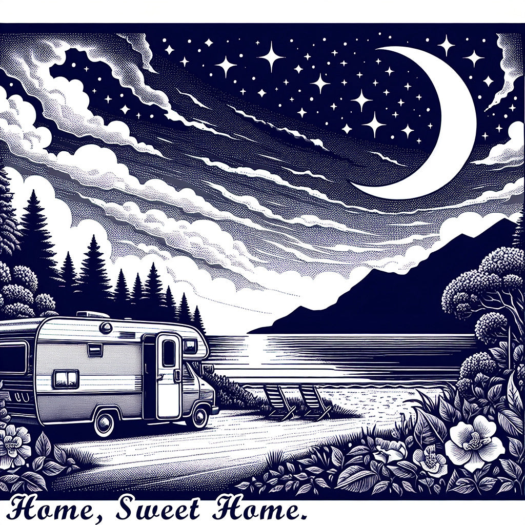 Home Sweet Home Camper Comfort Colors Tee