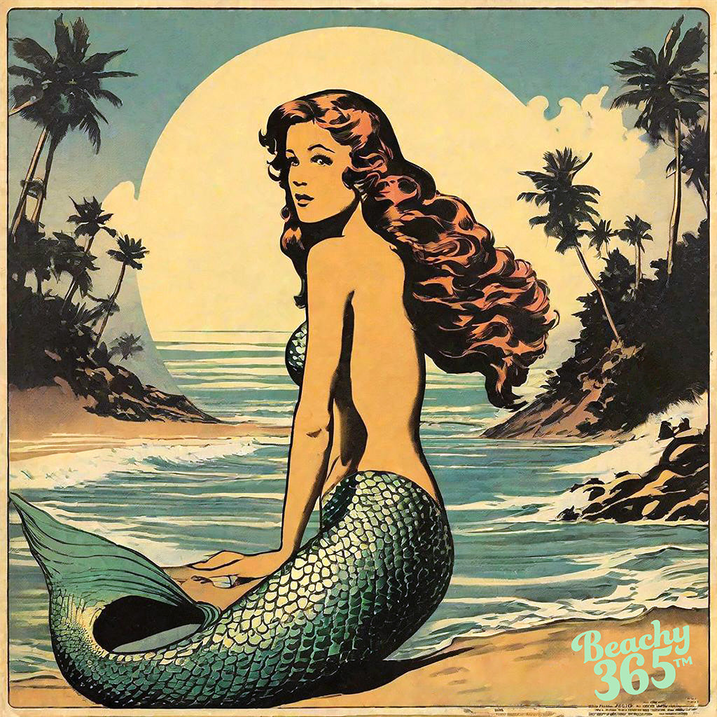 Mermaid in the Sun Comfort Colors Tee