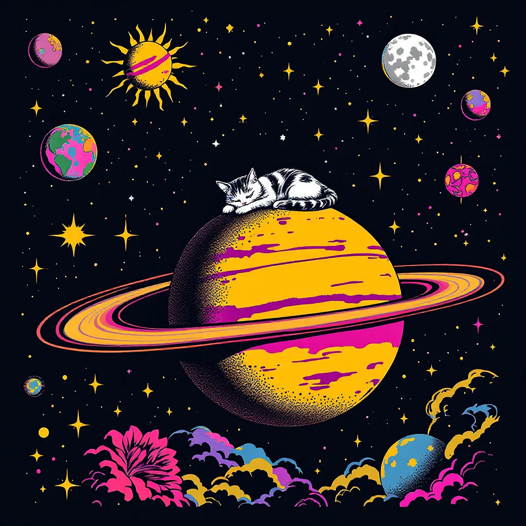 Nappy Cat's Space Dream Comfort Colors Tee