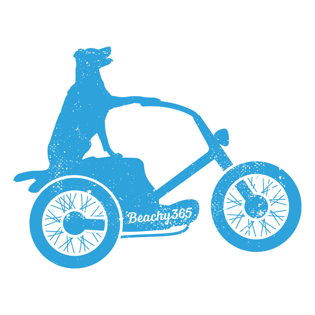 Vintage Scooter Dog Towel