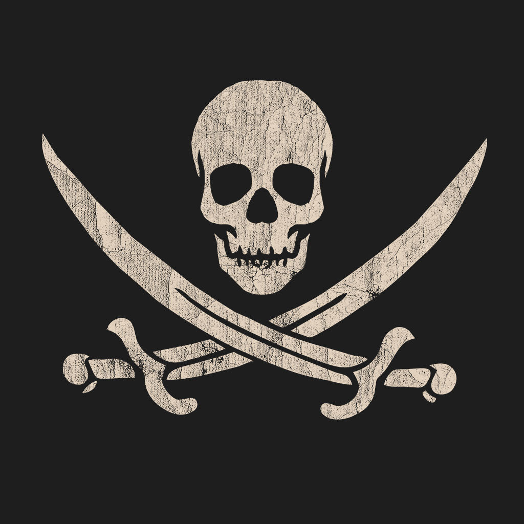 Pirate Skull and Swords Comfort Colors Tee