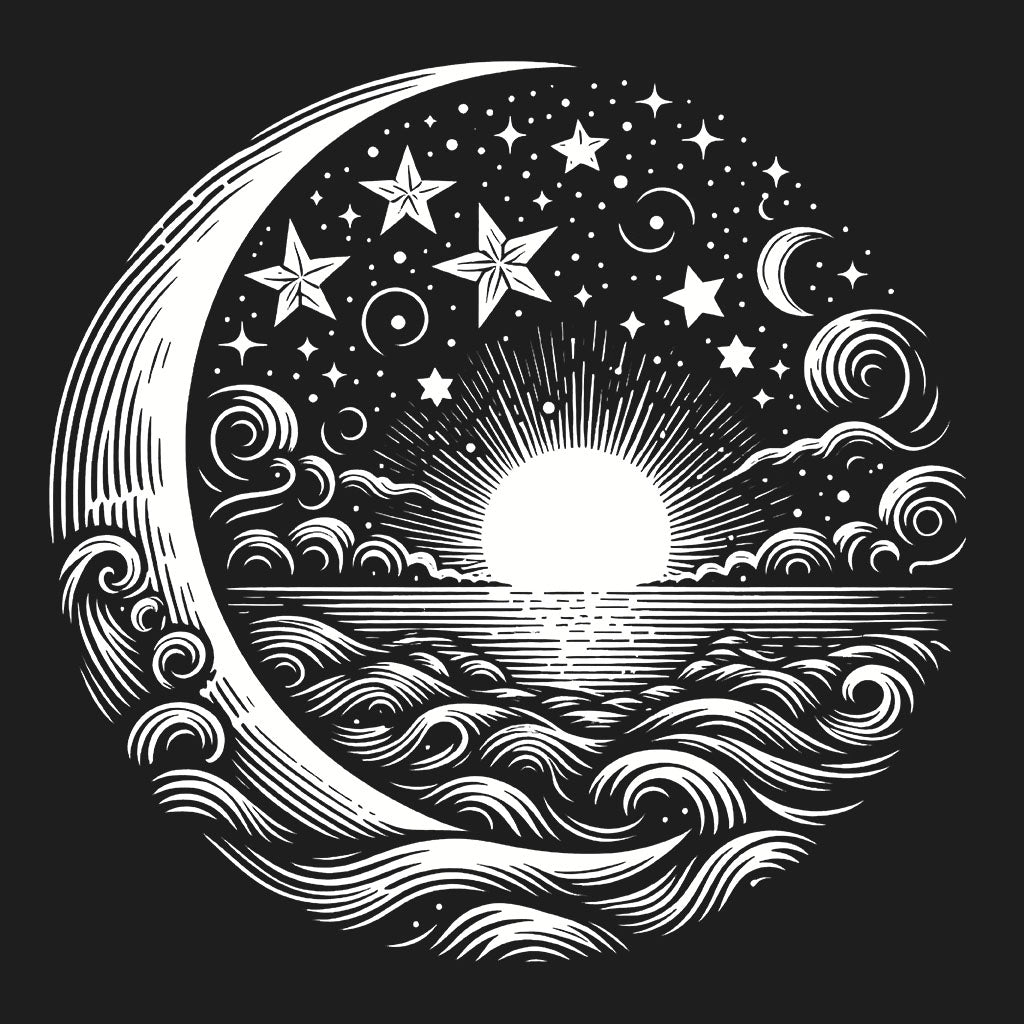 Starry Seascape Comfort Colors Tee