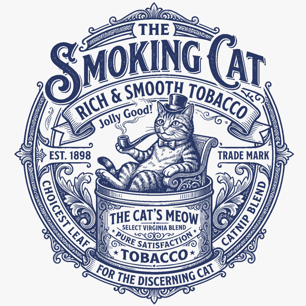The Smoking Cat Comfort Colors Tee
