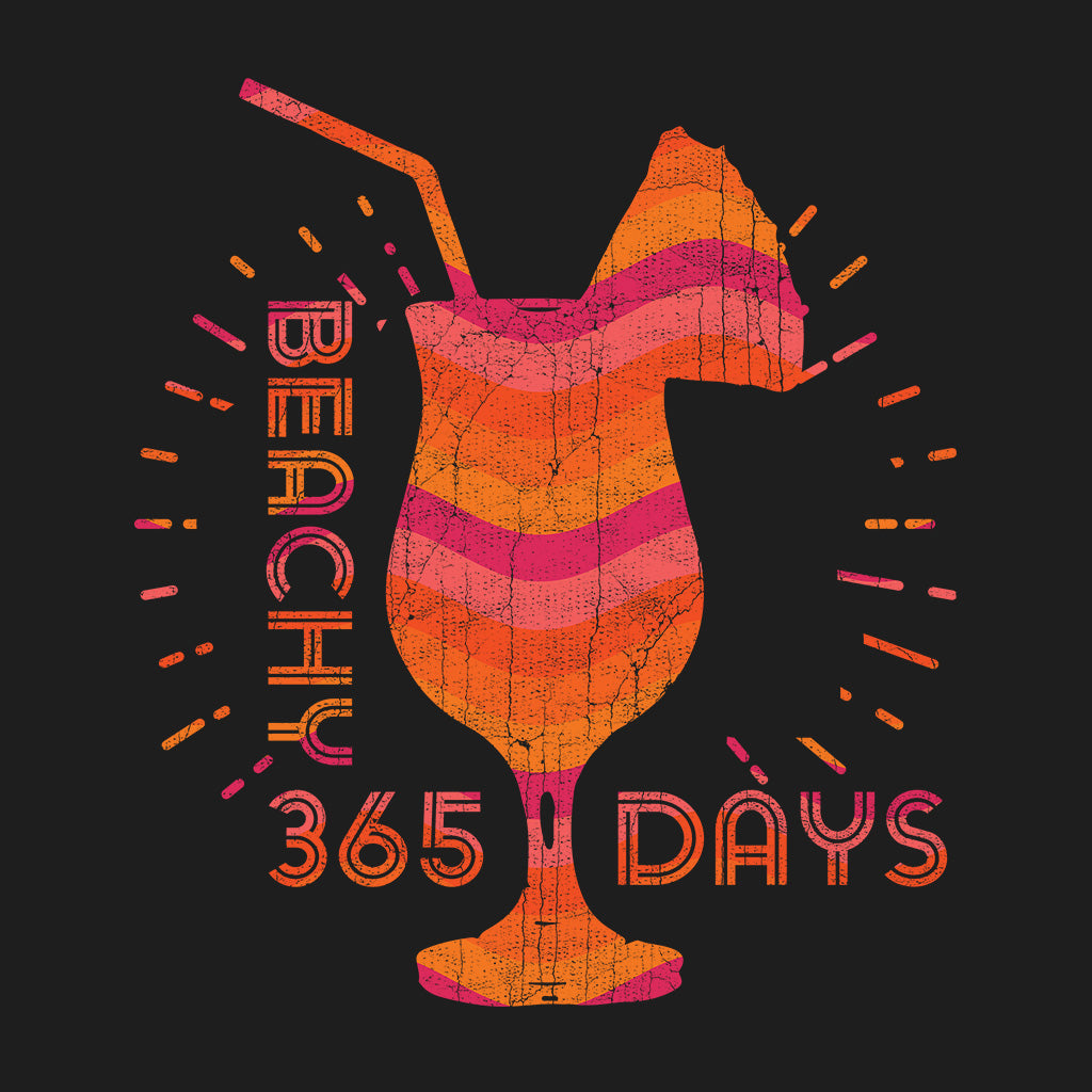 Tropical Sunset Drink Long Sleeve Tee