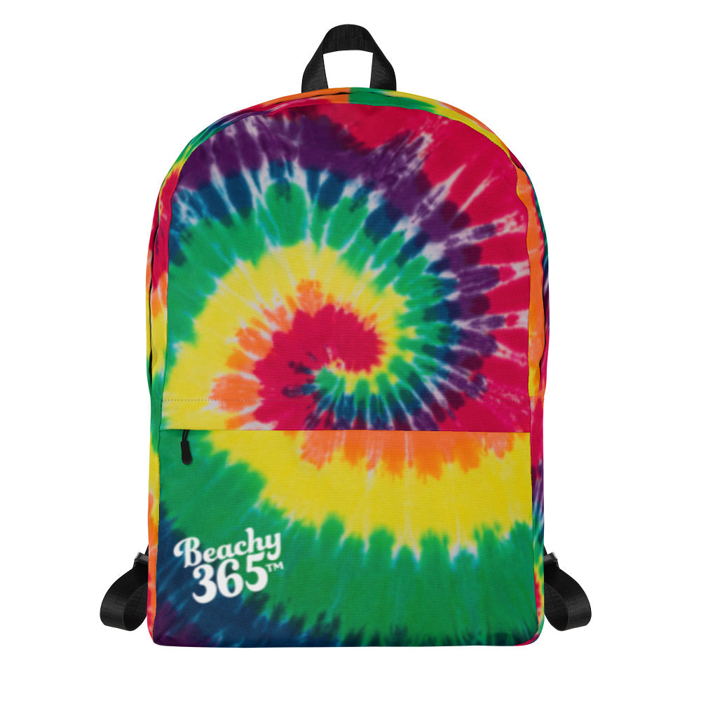 Beachy365 Skate Vibes Backpack - Rainbow Tie-Dye