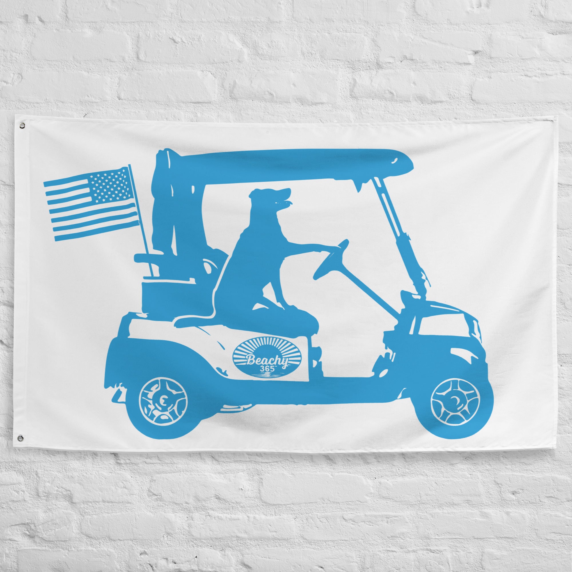 Golf Cart Dog Flag