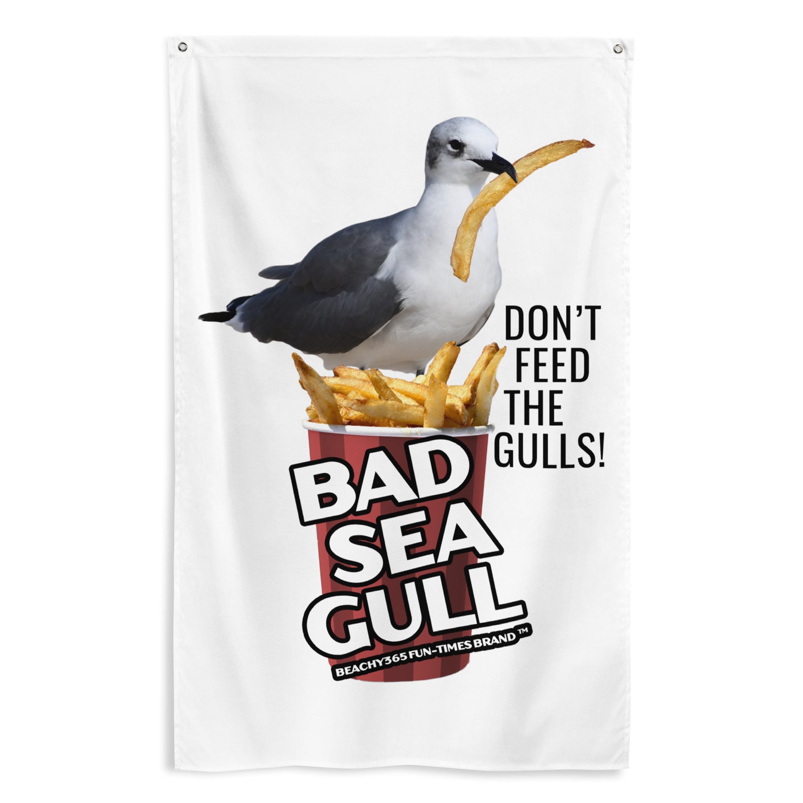 Bad Seagull Fries Flag