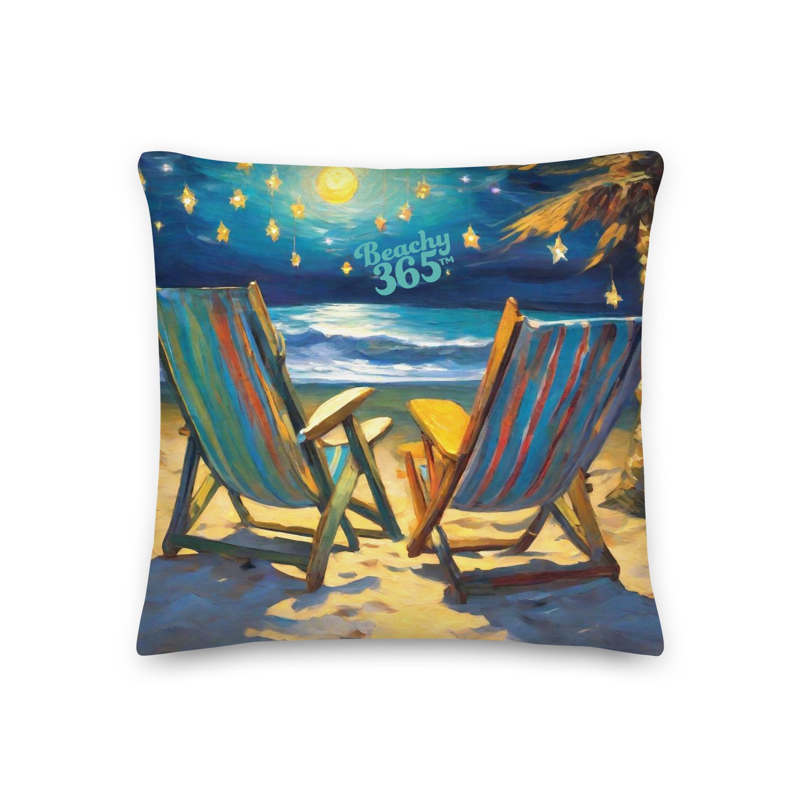 Dreamy Starlight Beach Pillow - 2-Sided Print