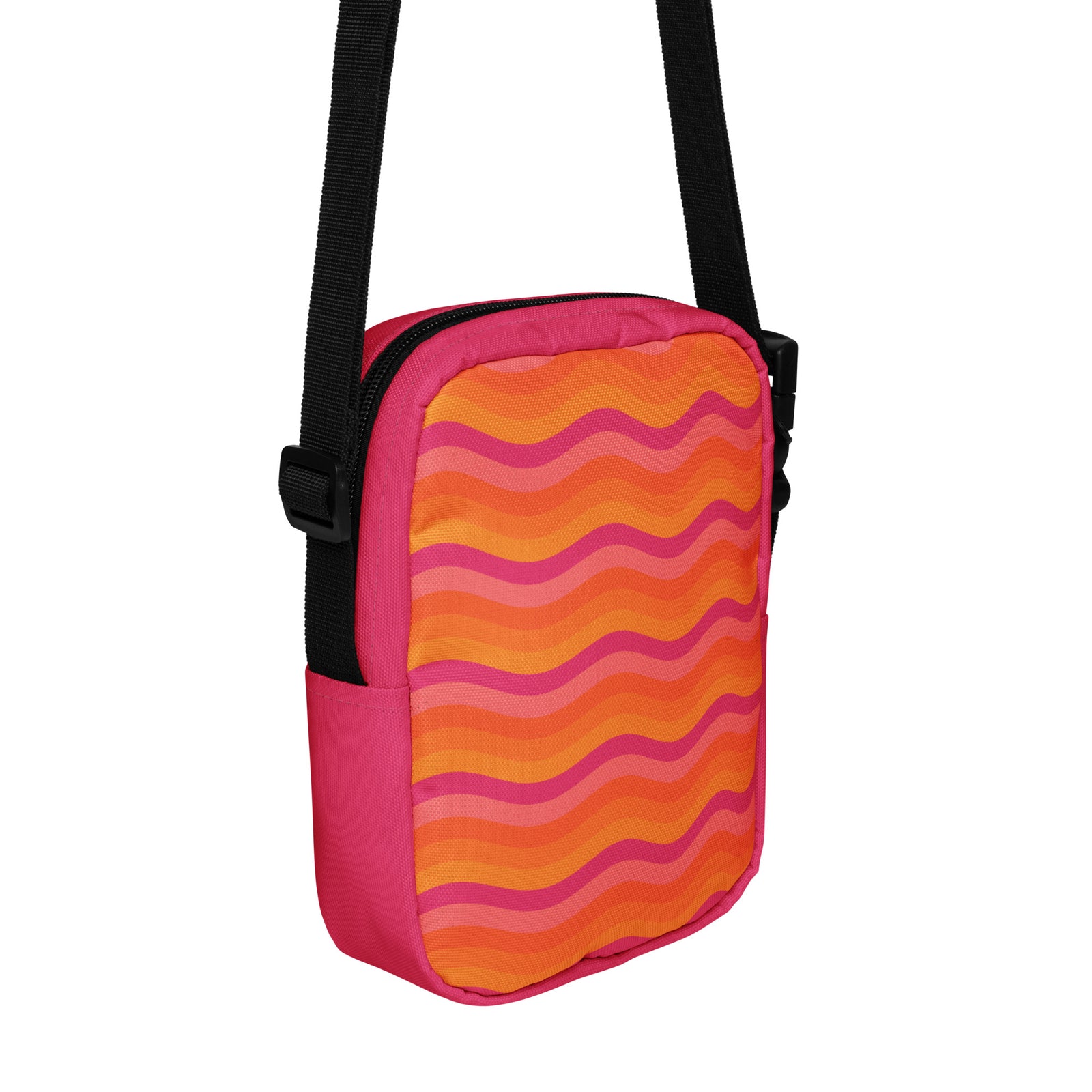 Tropical Sunset Waves Crossbody Bag