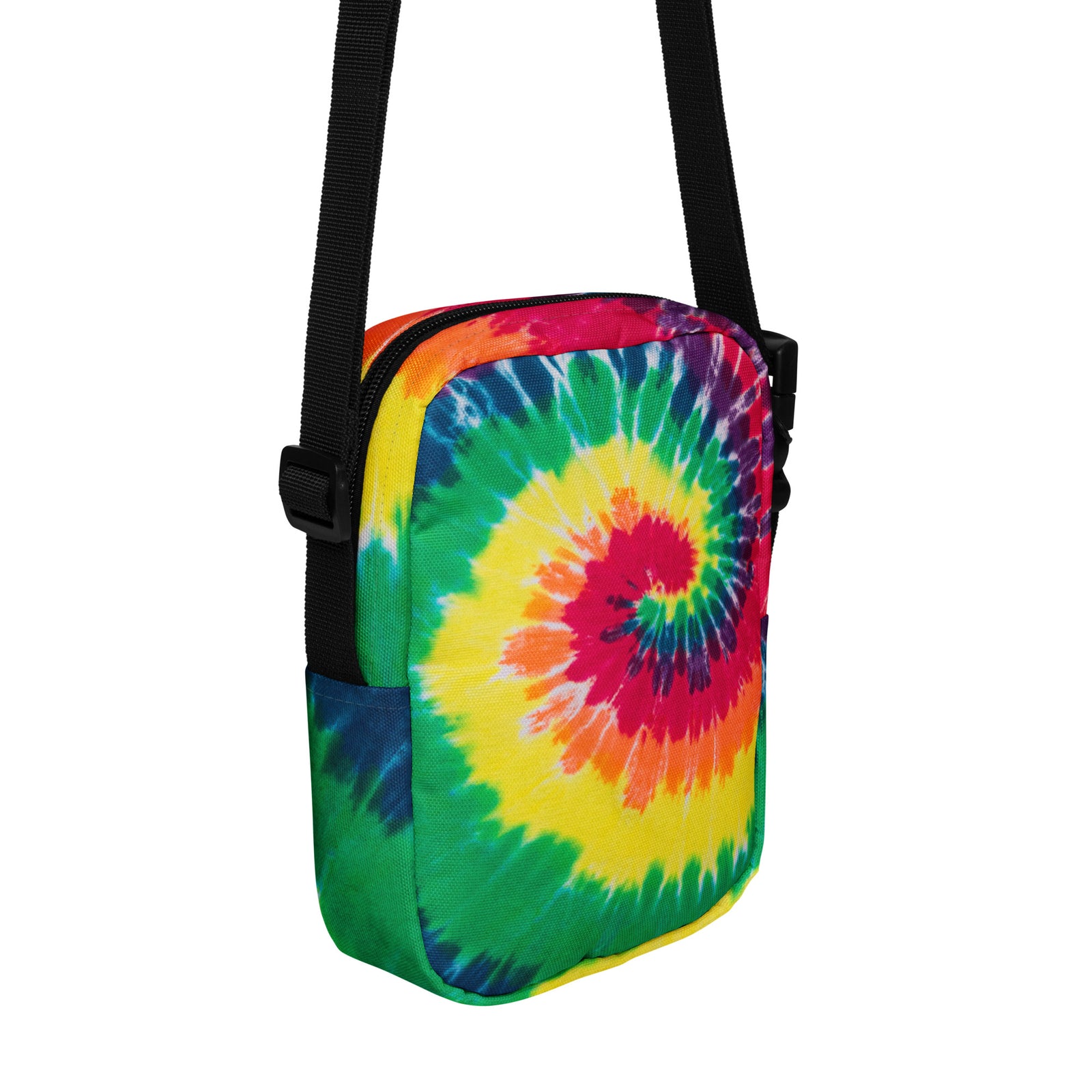 Rainbow Tie-Die Crossbody Bag
