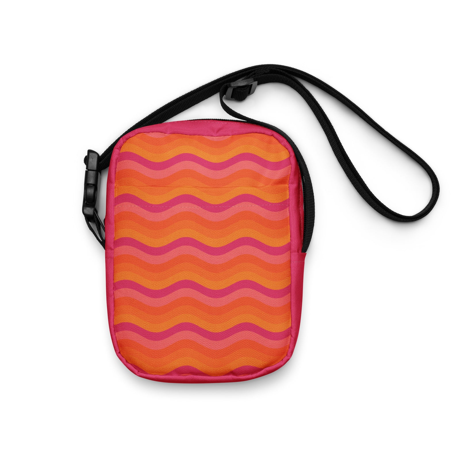 Tropical Sunset Waves Crossbody Bag