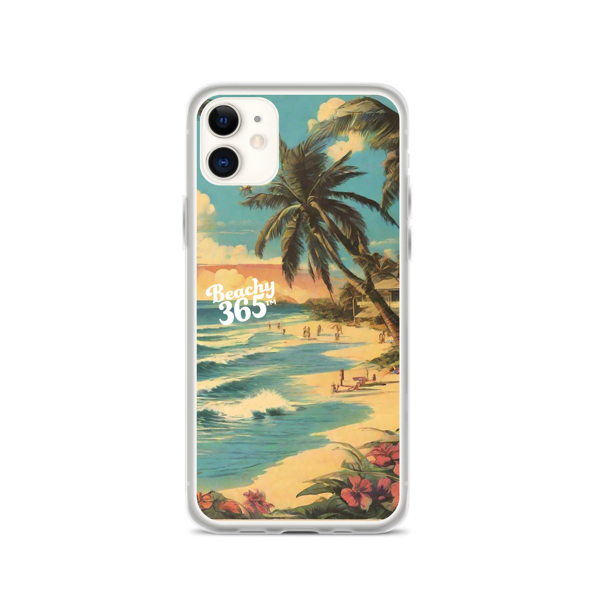 Postcard Tropical Beach iPhone Case