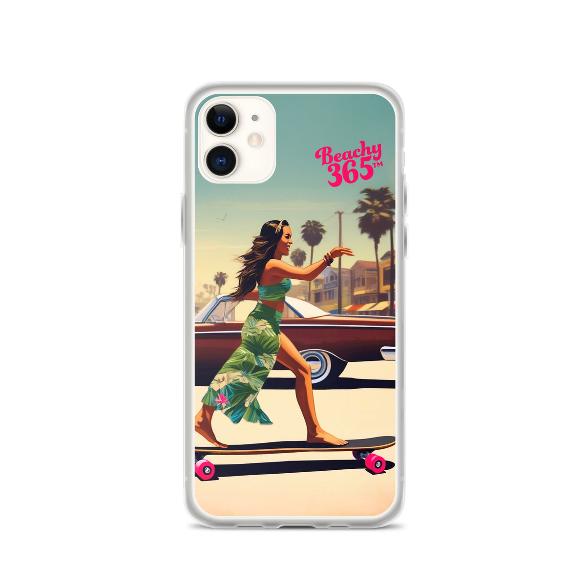 Skate Like an Egyptian - Longboard Dancer iPhone Case