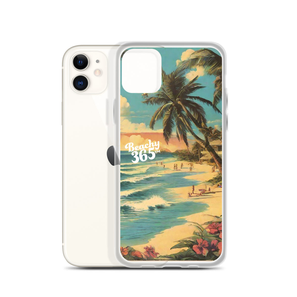Postcard Tropical Beach iPhone Case