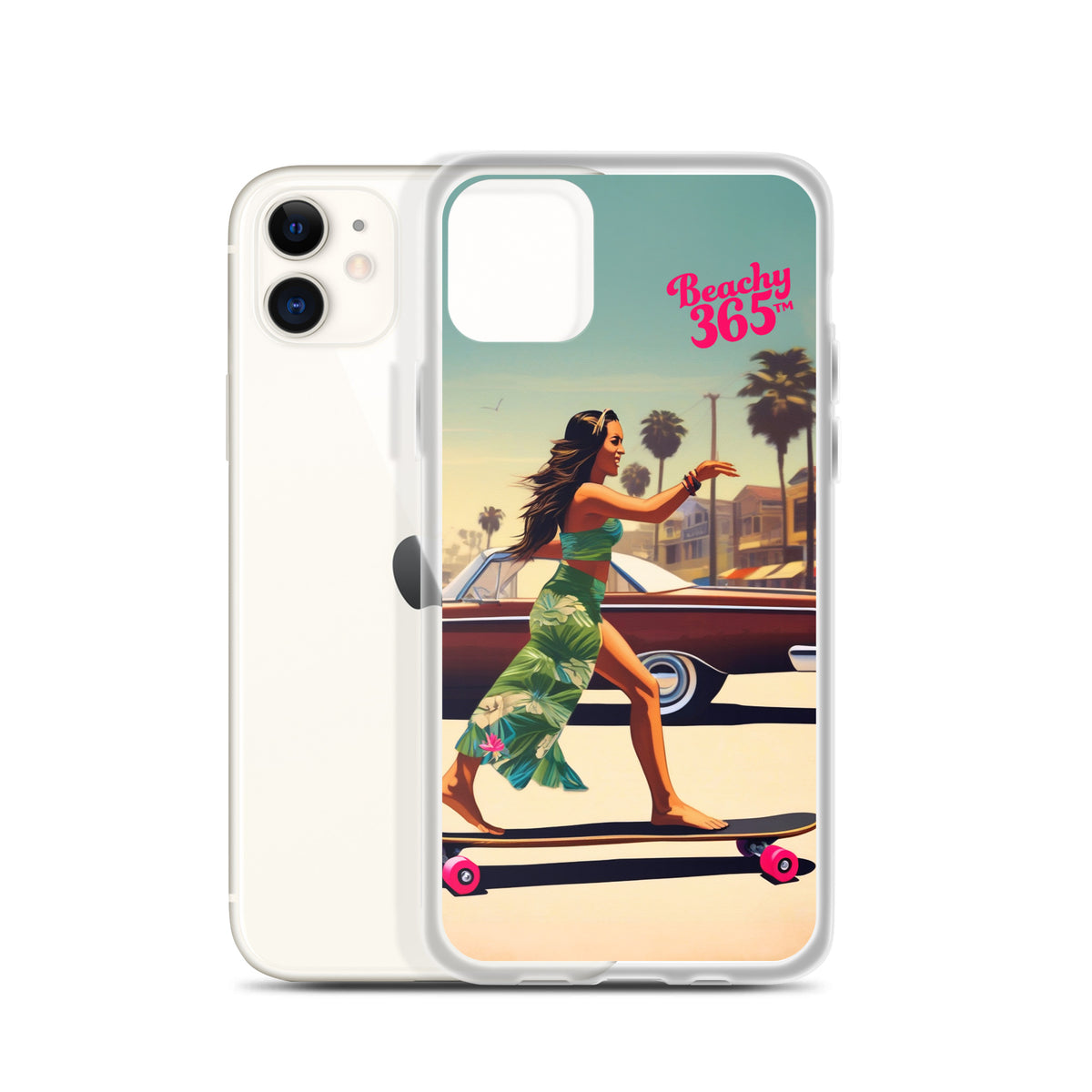 Skate Like an Egyptian - Longboard Dancer iPhone Case
