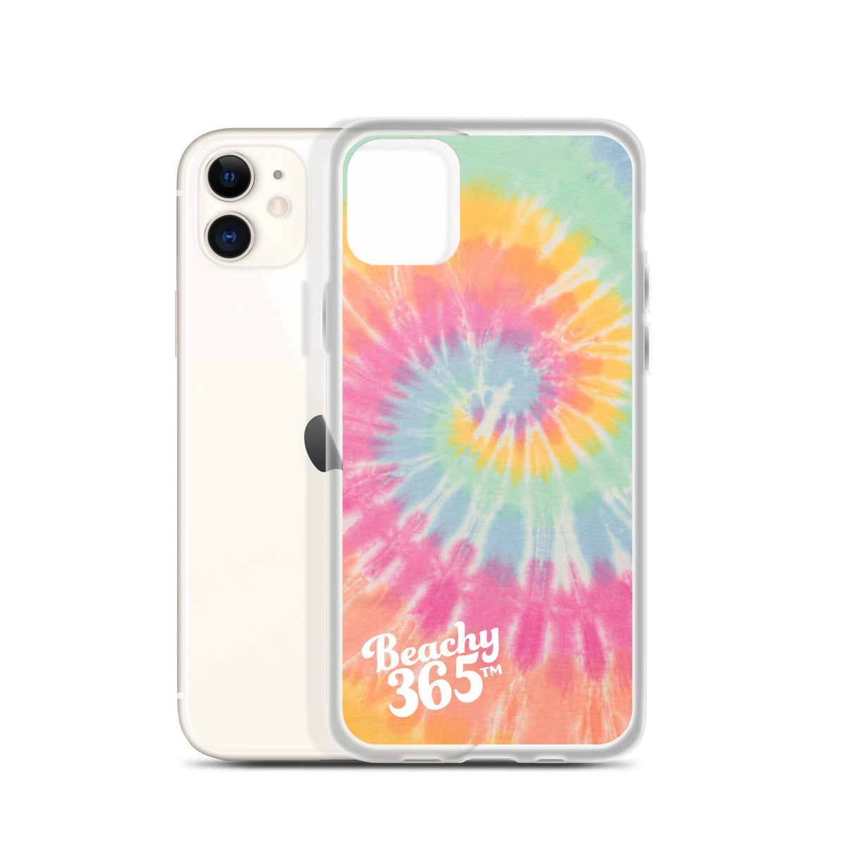 Sherbet Rainbow Tie-Dye iPhone Case