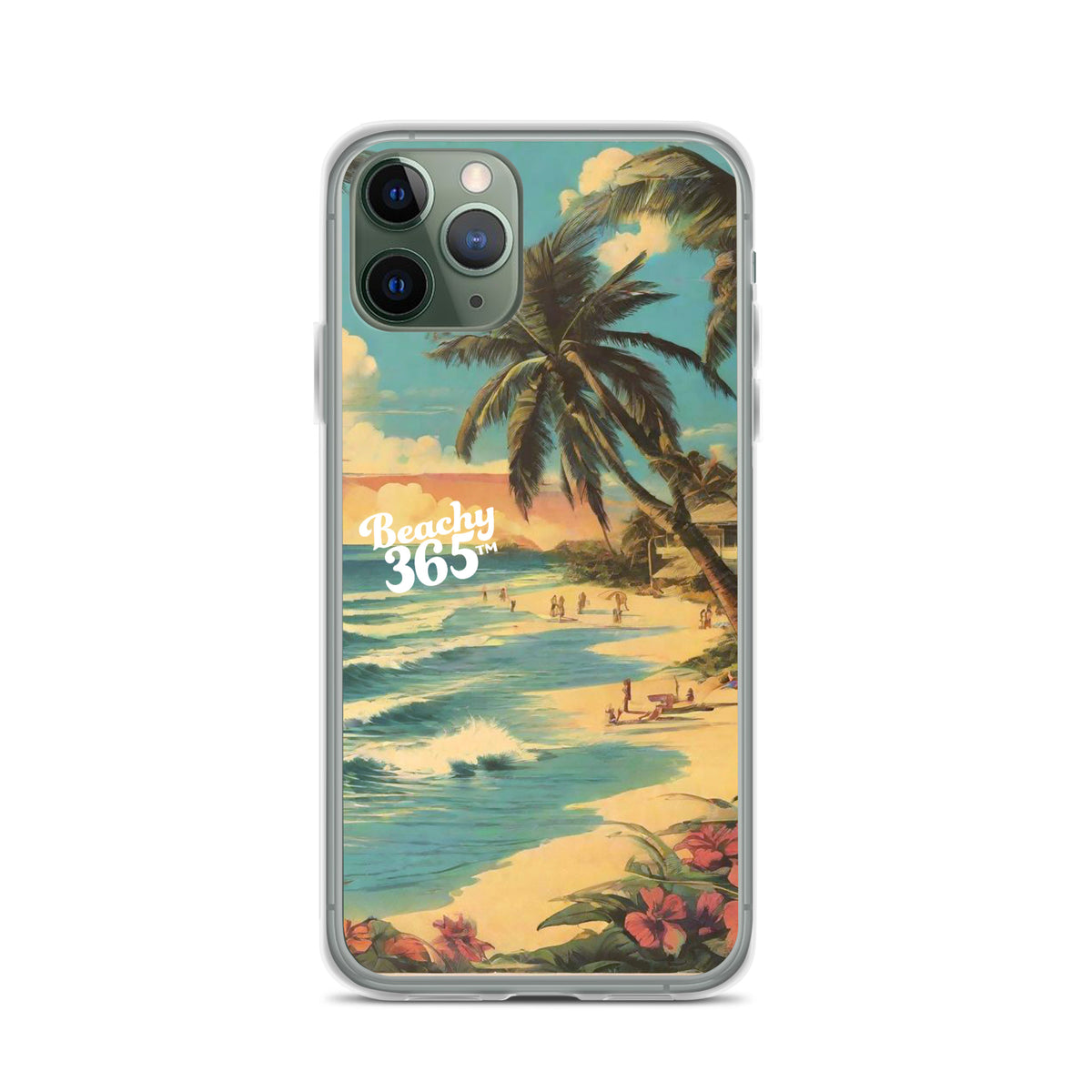Postcard Tropical Beach iPhone Case
