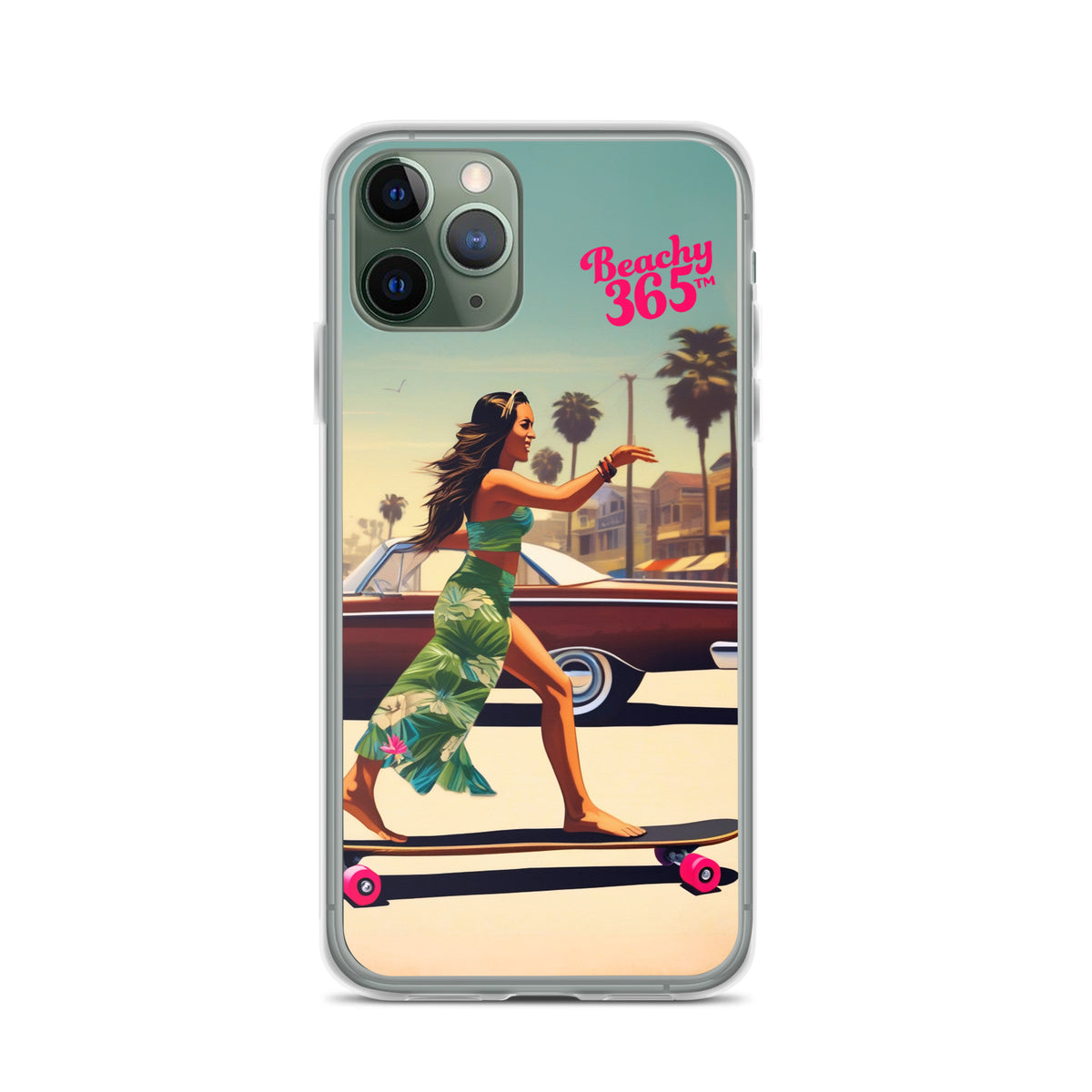 Skate Like an Egyptian - Longboard Dancer iPhone Case