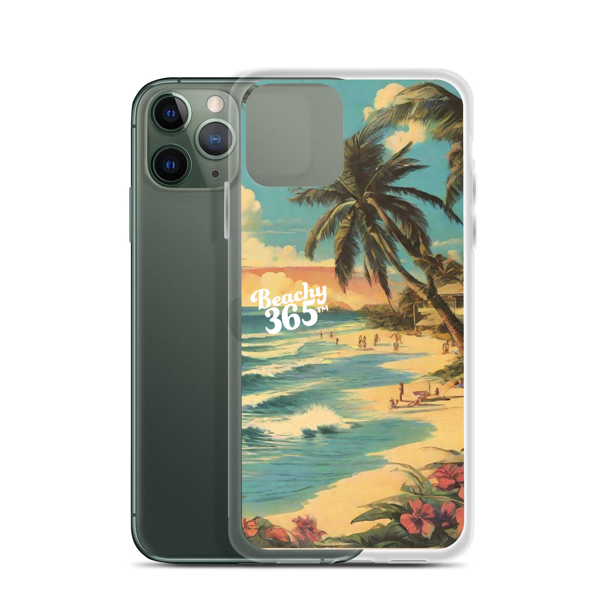 Postcard Tropical Beach iPhone Case