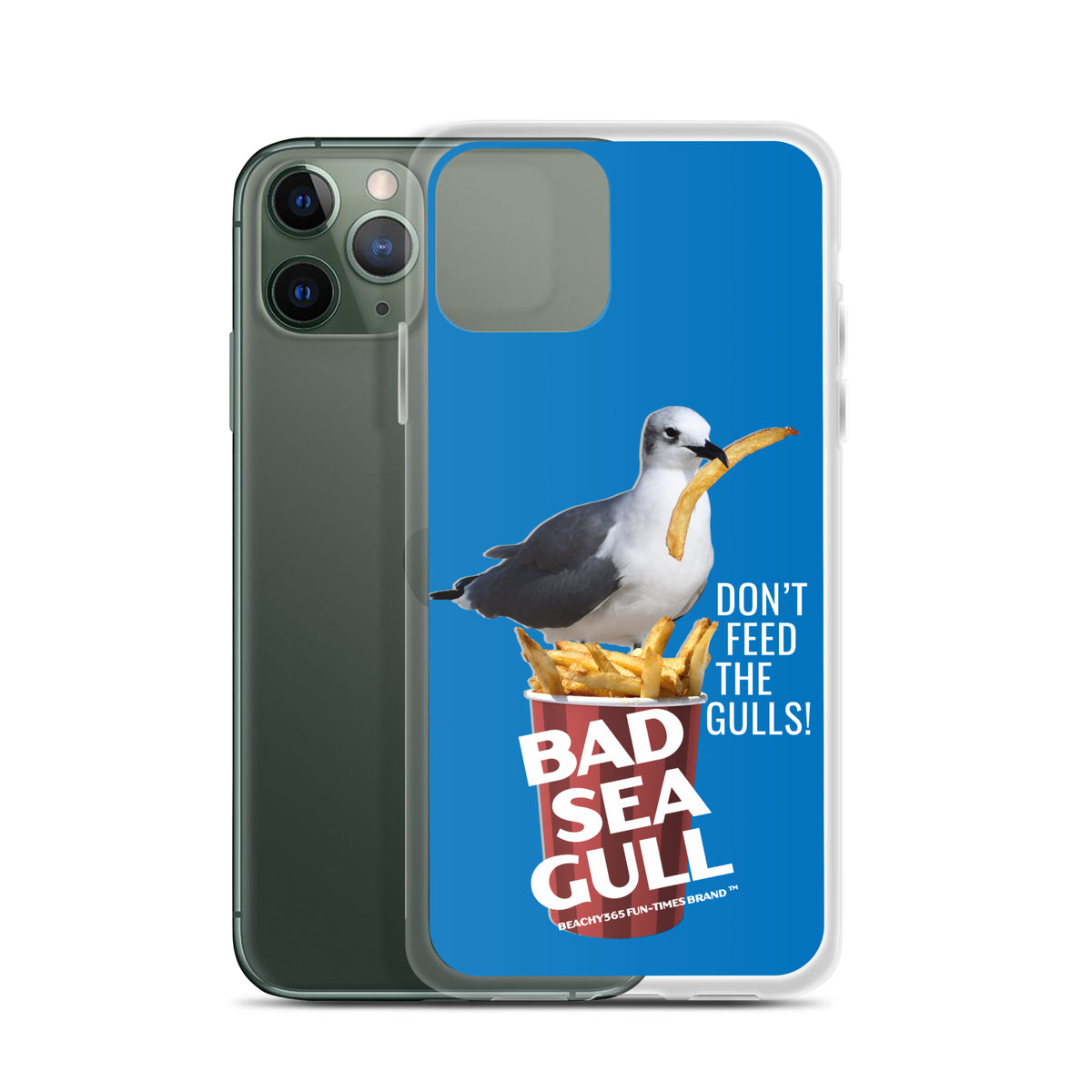 Bad Seagull Jumbo Fries iPhone Case