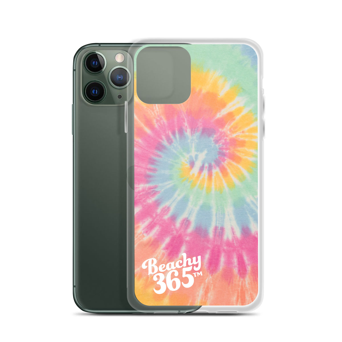 Sherbet Rainbow Tie-Dye iPhone Case