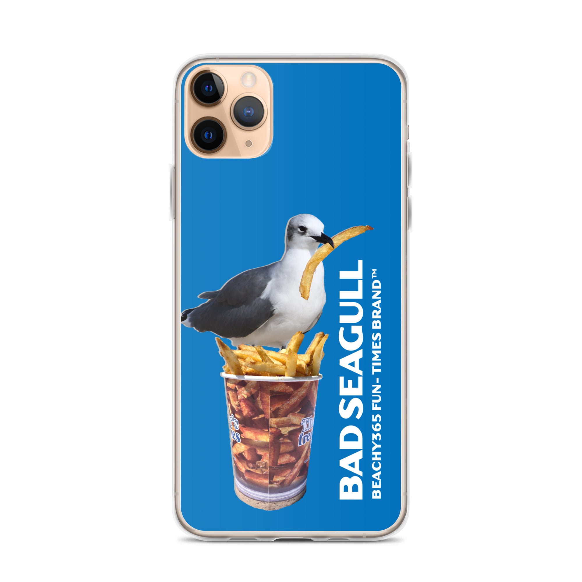 Bad Seagull Jumbo Fries iPhone Case