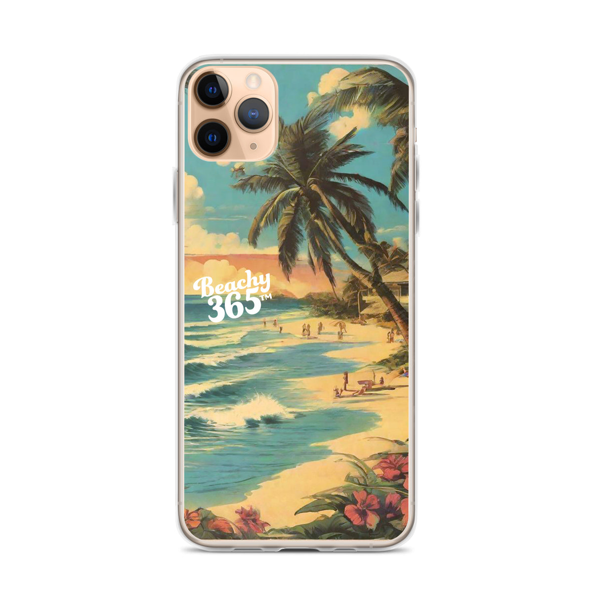 Postcard Tropical Beach iPhone Case