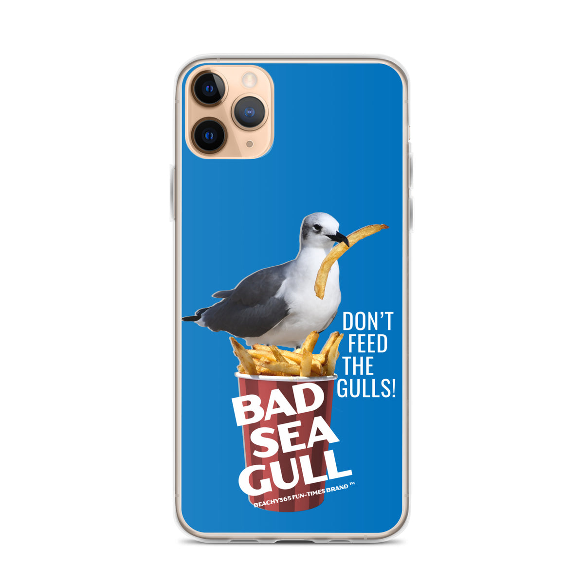 Bad Seagull Jumbo Fries iPhone Case