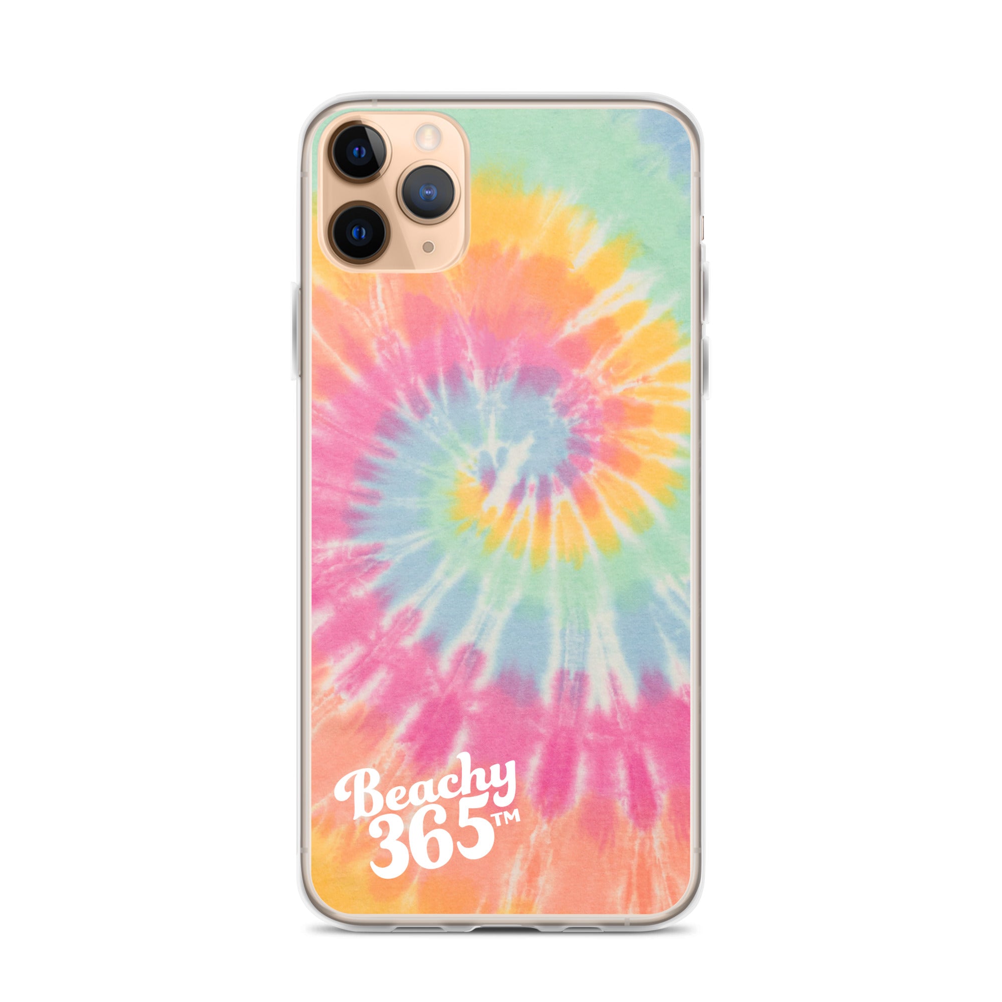 Sherbet Rainbow Tie-Dye iPhone Case