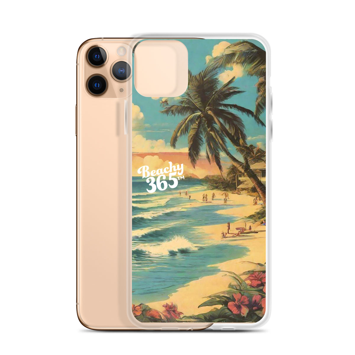 Postcard Tropical Beach iPhone Case