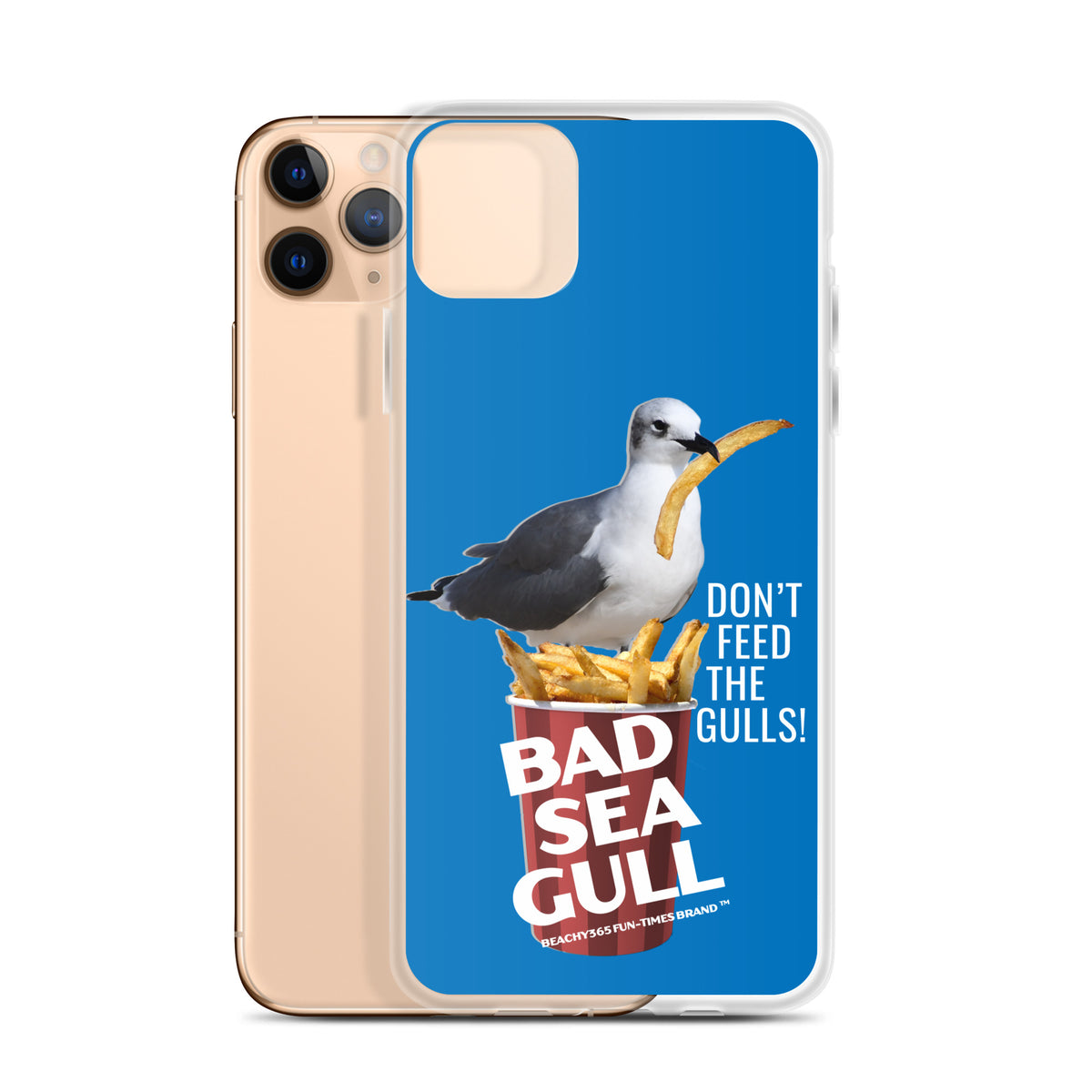 Bad Seagull Jumbo Fries iPhone Case