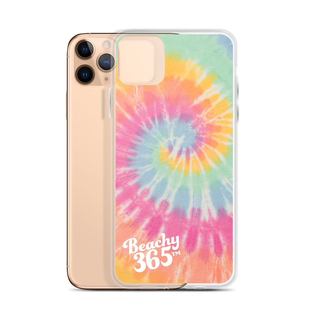 Sherbet Rainbow Tie-Dye iPhone Case