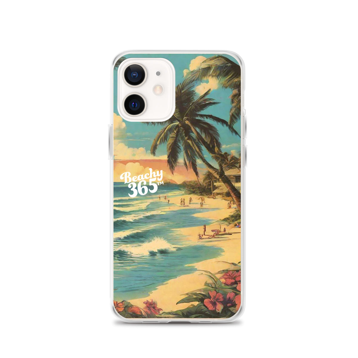 Postcard Tropical Beach iPhone Case