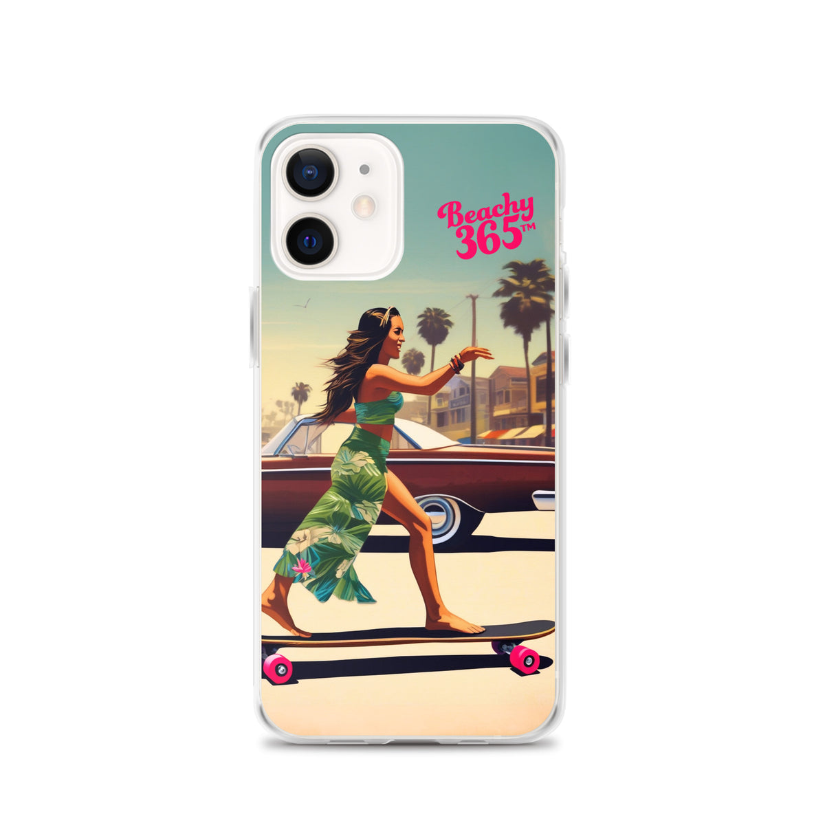 Skate Like an Egyptian - Longboard Dancer iPhone Case
