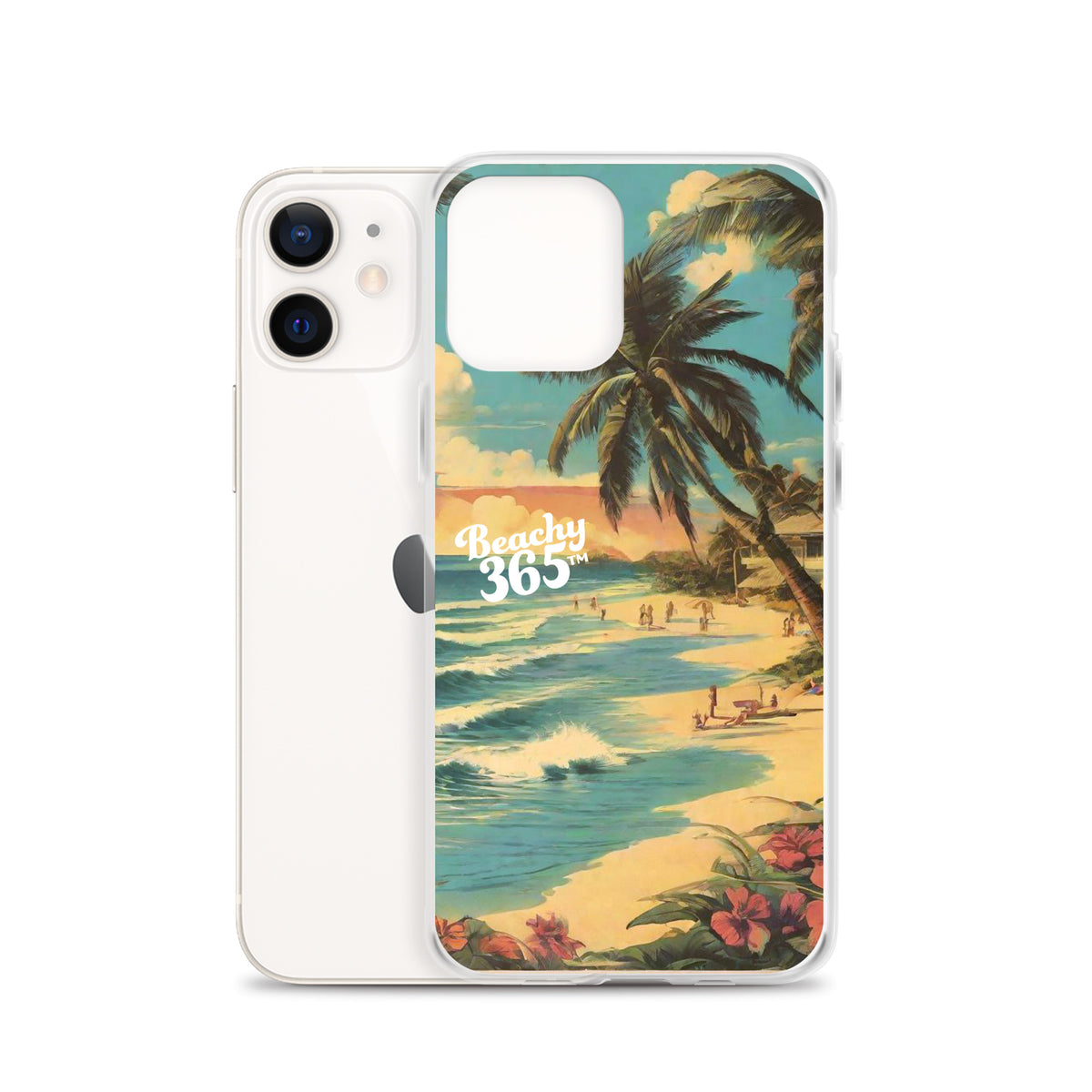 Postcard Tropical Beach iPhone Case