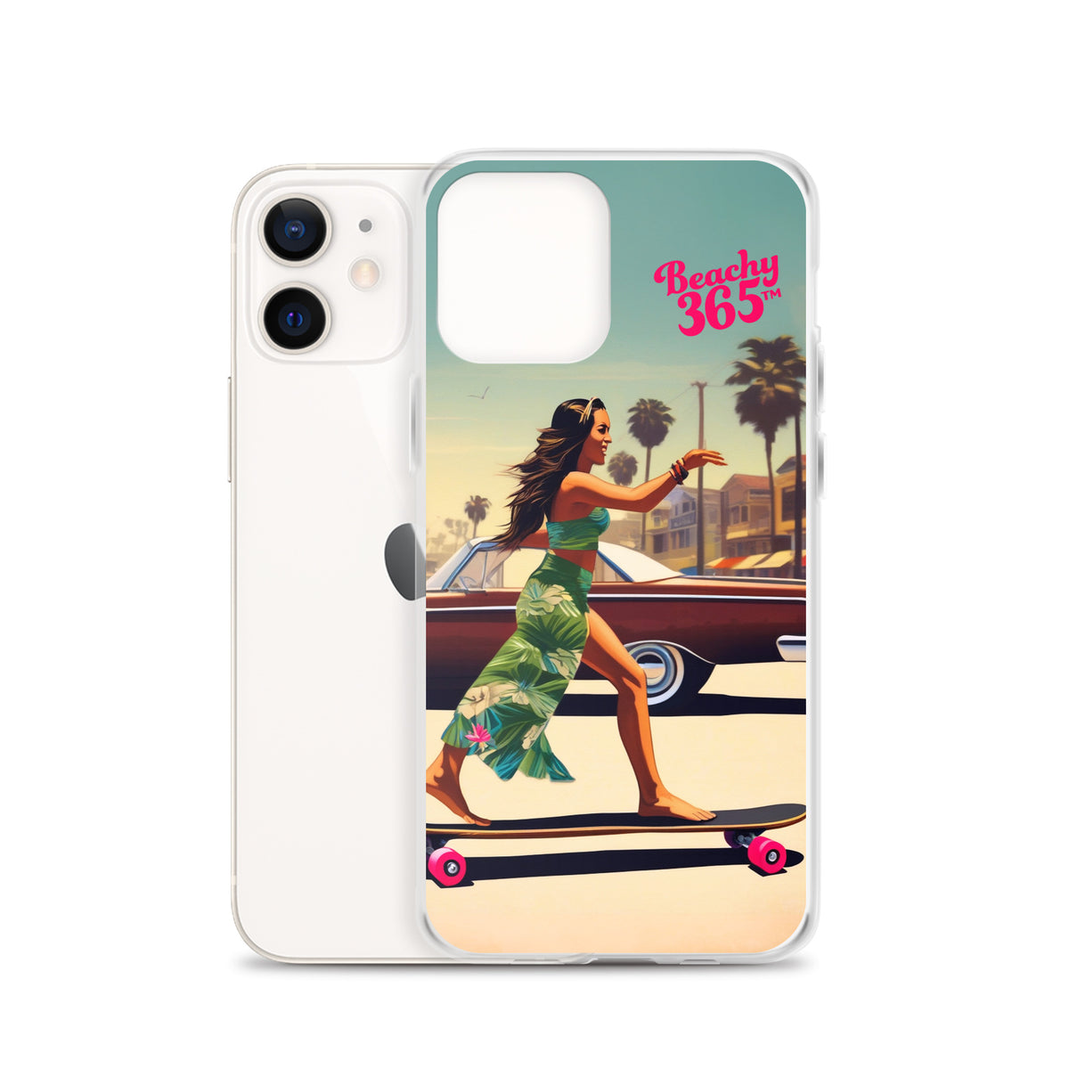 Skate Like an Egyptian - Longboard Dancer iPhone Case