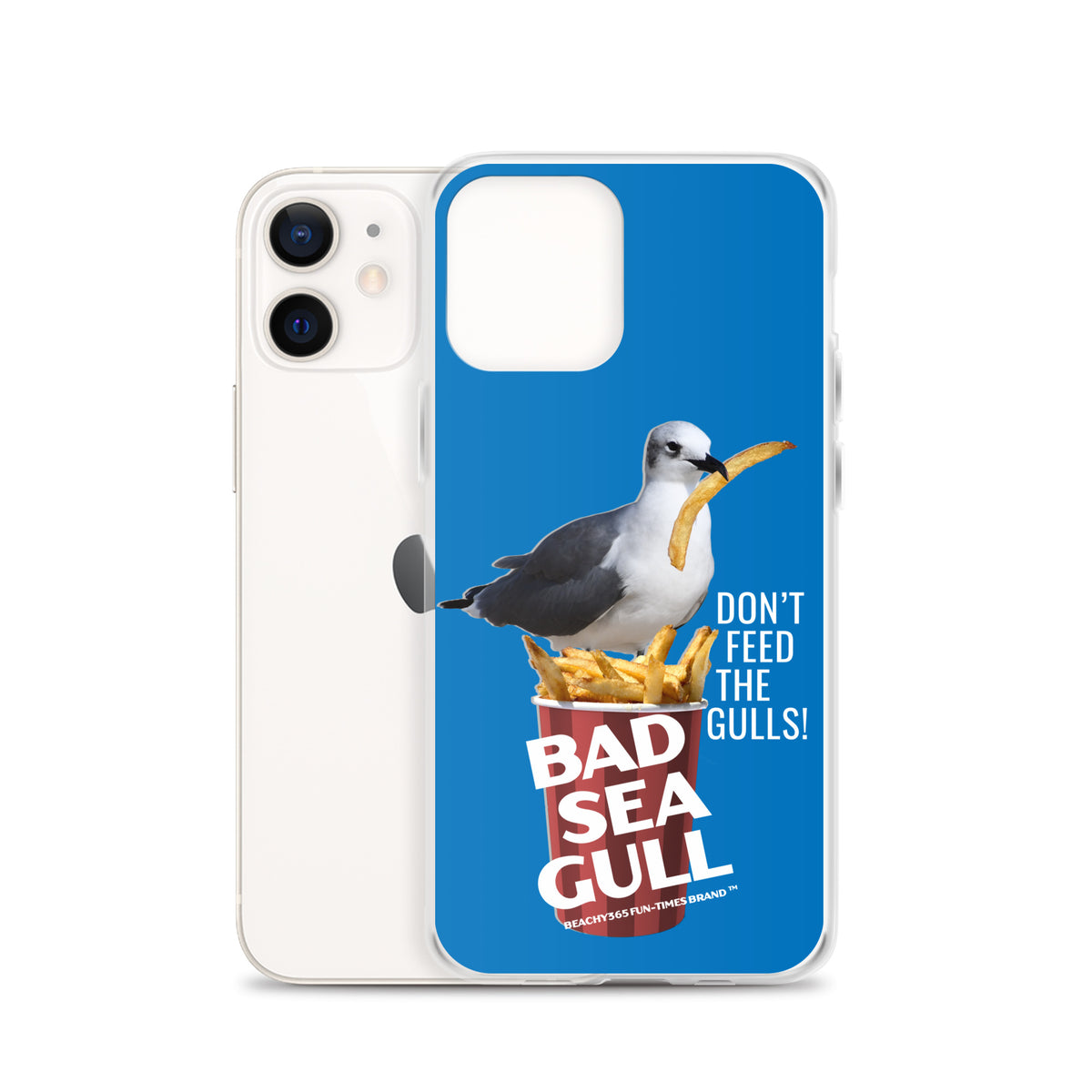 Bad Seagull Jumbo Fries iPhone Case